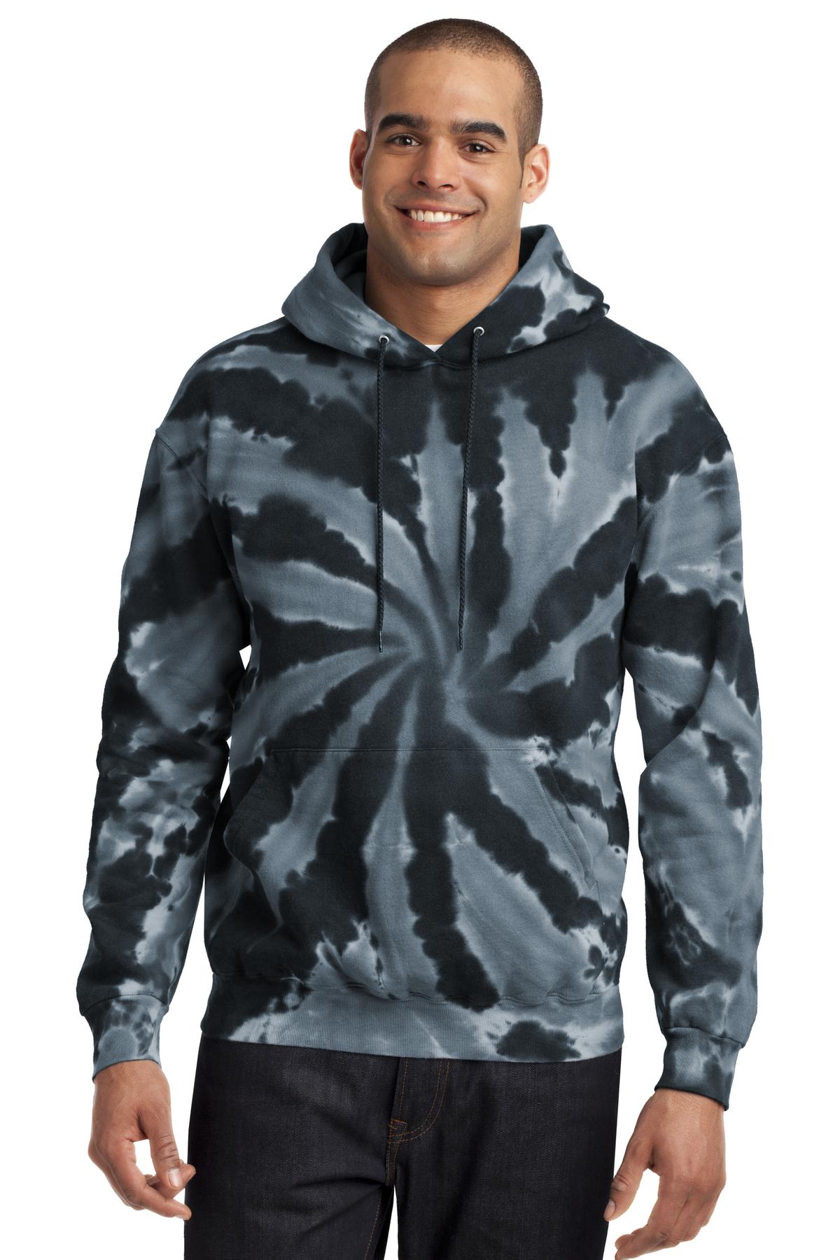 Port & Company® Tie-Dye Pullover Hooded Sweatshirt. PC146