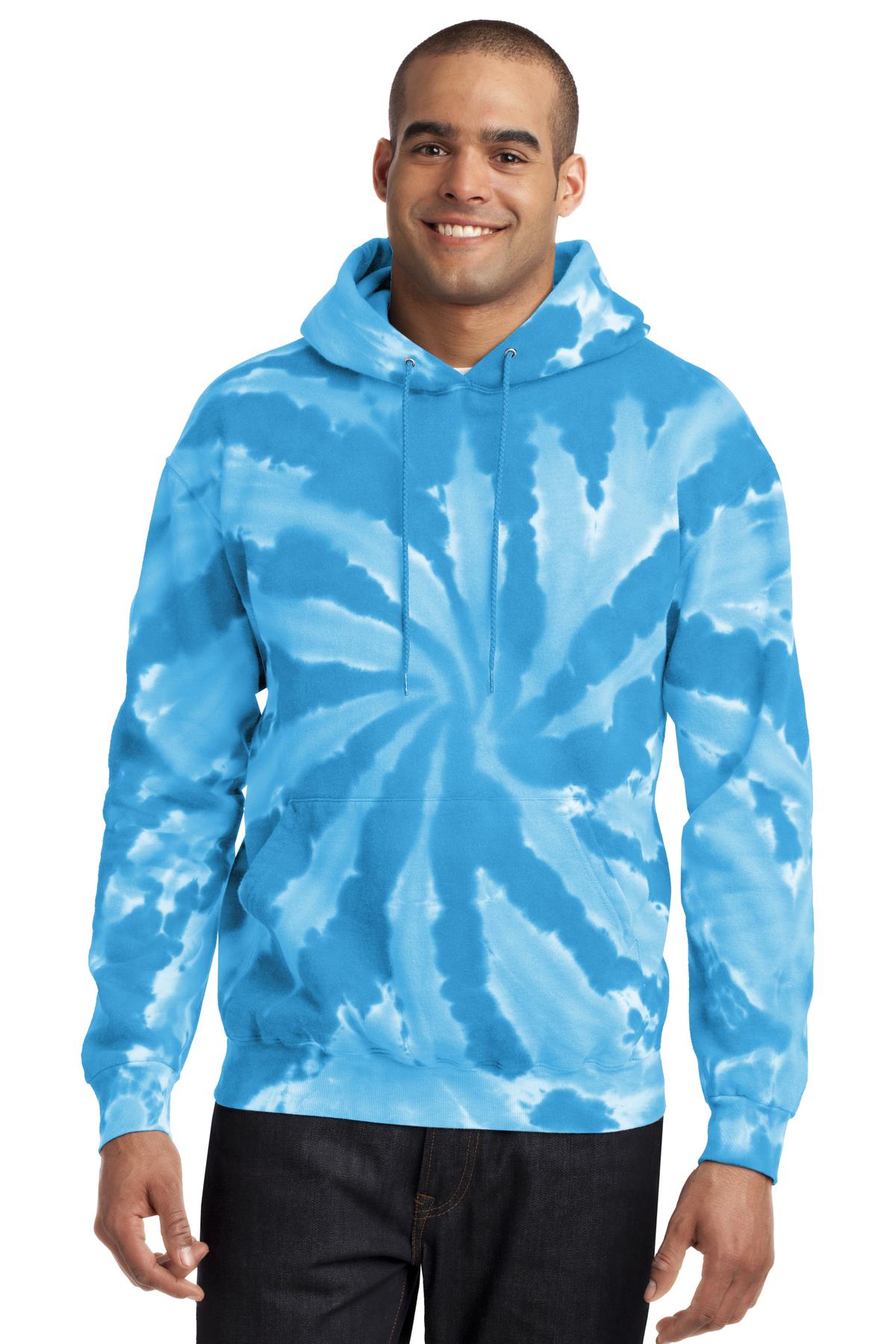 Port & Company® Tie-Dye Pullover Hooded Sweatshirt. PC146