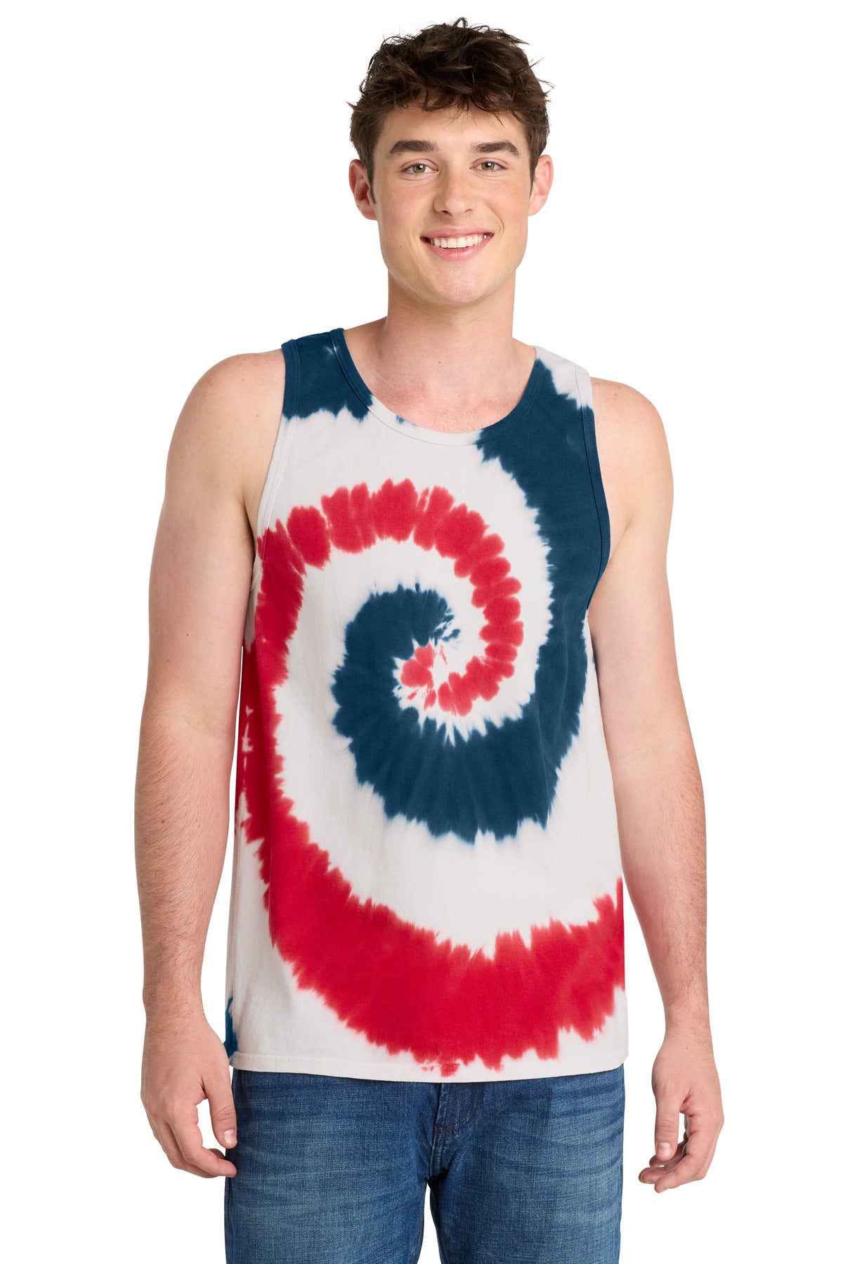 Port & Co™ Tie-Dye Tank Top.  PC147TT