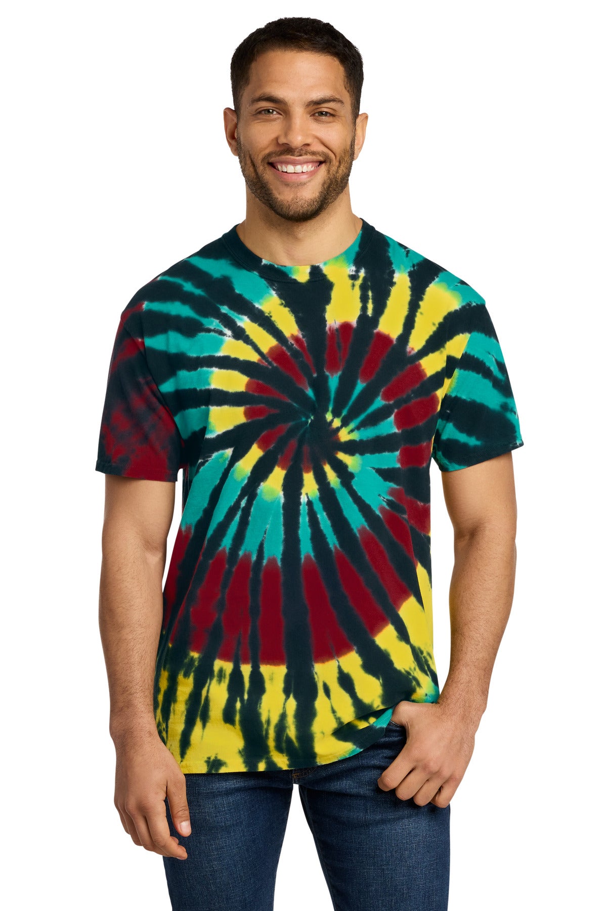 Port & Co™ Tie-Dye Tee. PC147