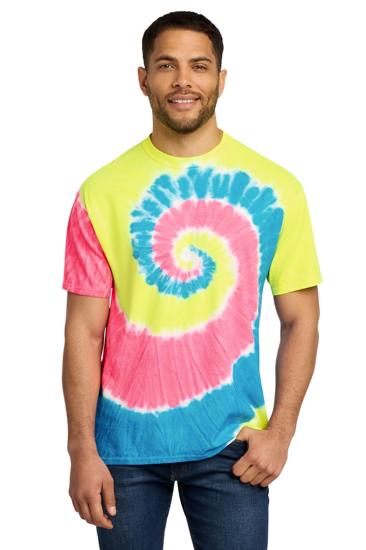 Port & Co™ Tie-Dye Tee. PC147