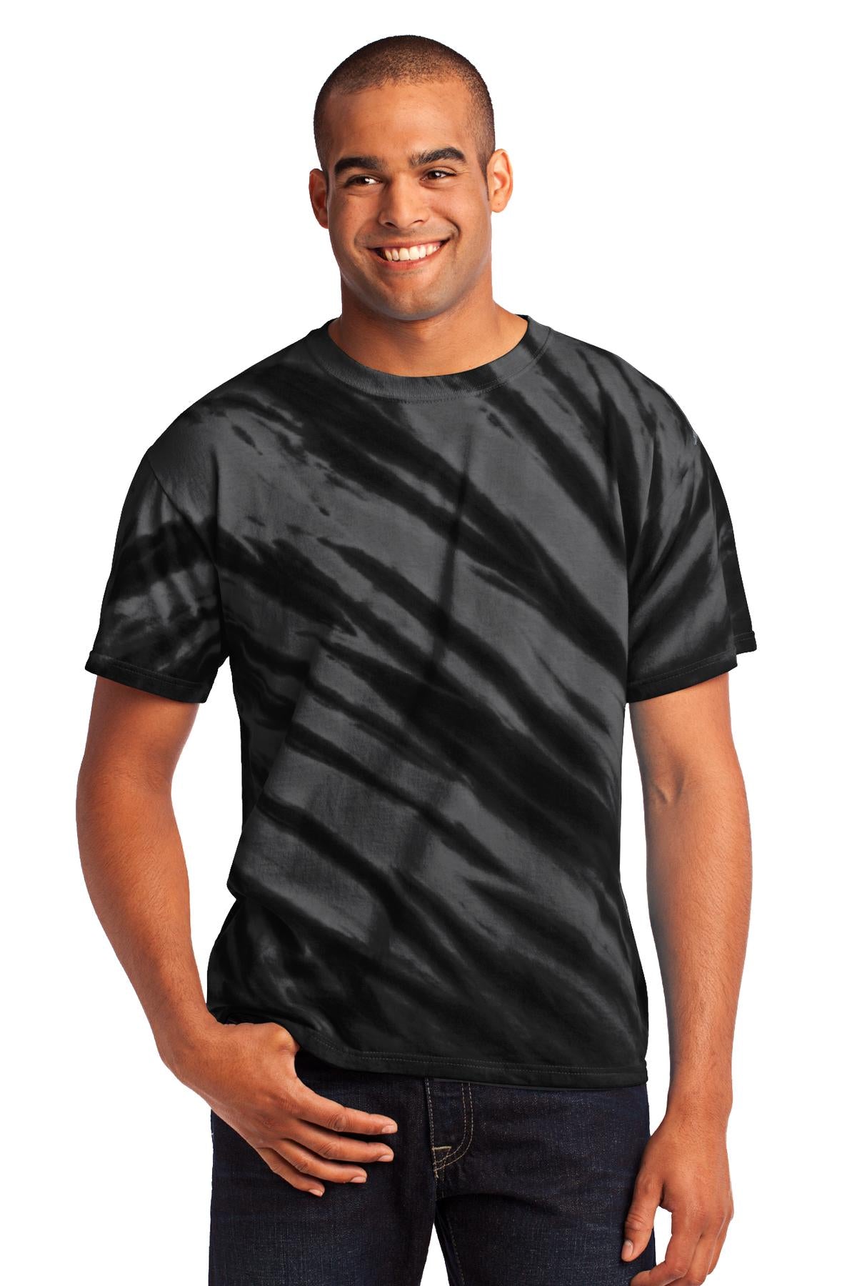 Port & Company® - Tiger Stripe Tie-Dye Tee. PC148