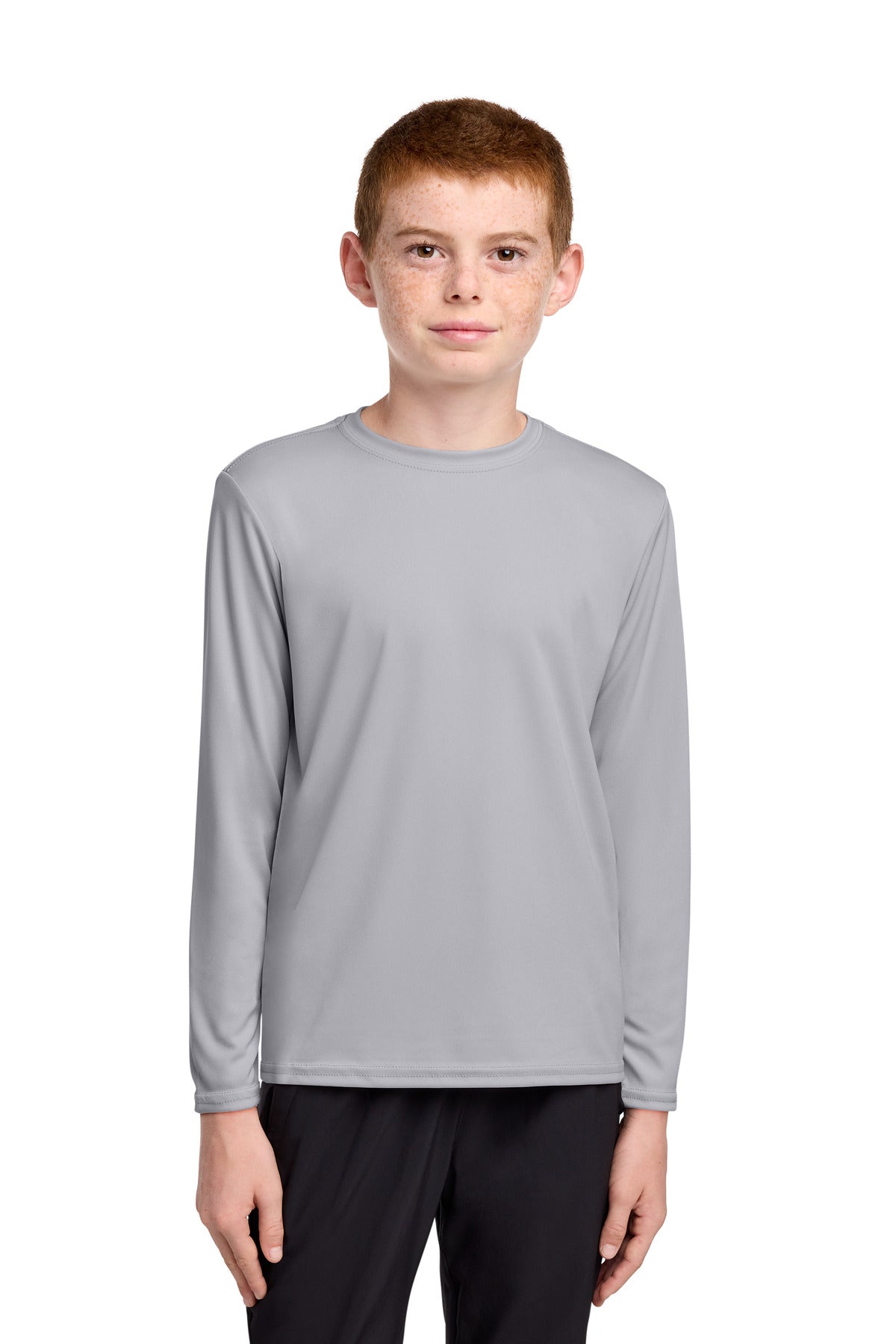 Port & Co™ Youth Long Sleeve Performance Tee PC380YLS