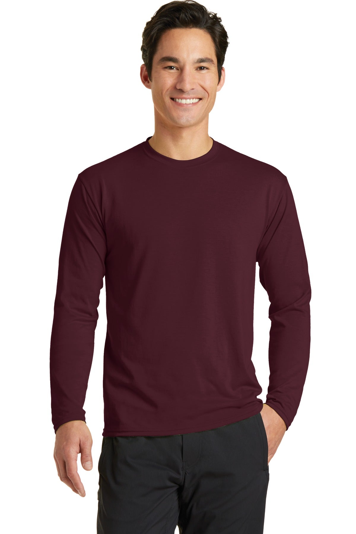 Port & Company® Long Sleeve Performance Blend Tee. PC381LS