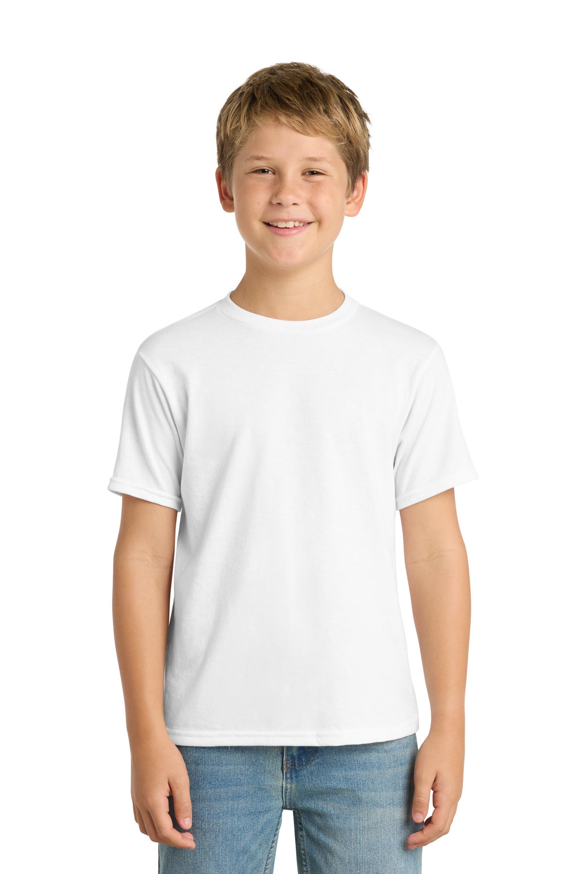 Port & Co™ Youth Performance Blend Tee. PC381Y