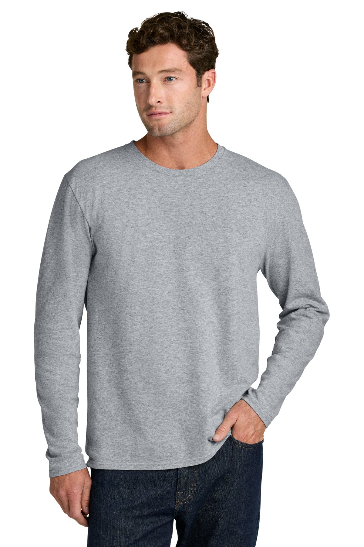 Port & Co™ Easy Cotton Long Sleeve Tee PC43LS