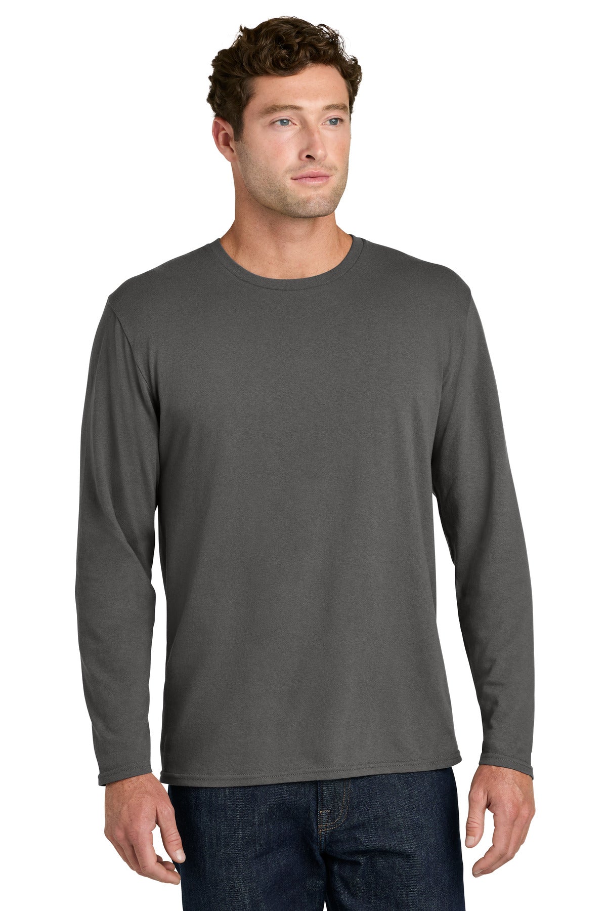 Port & Co™ Easy Cotton Long Sleeve Tee PC43LS