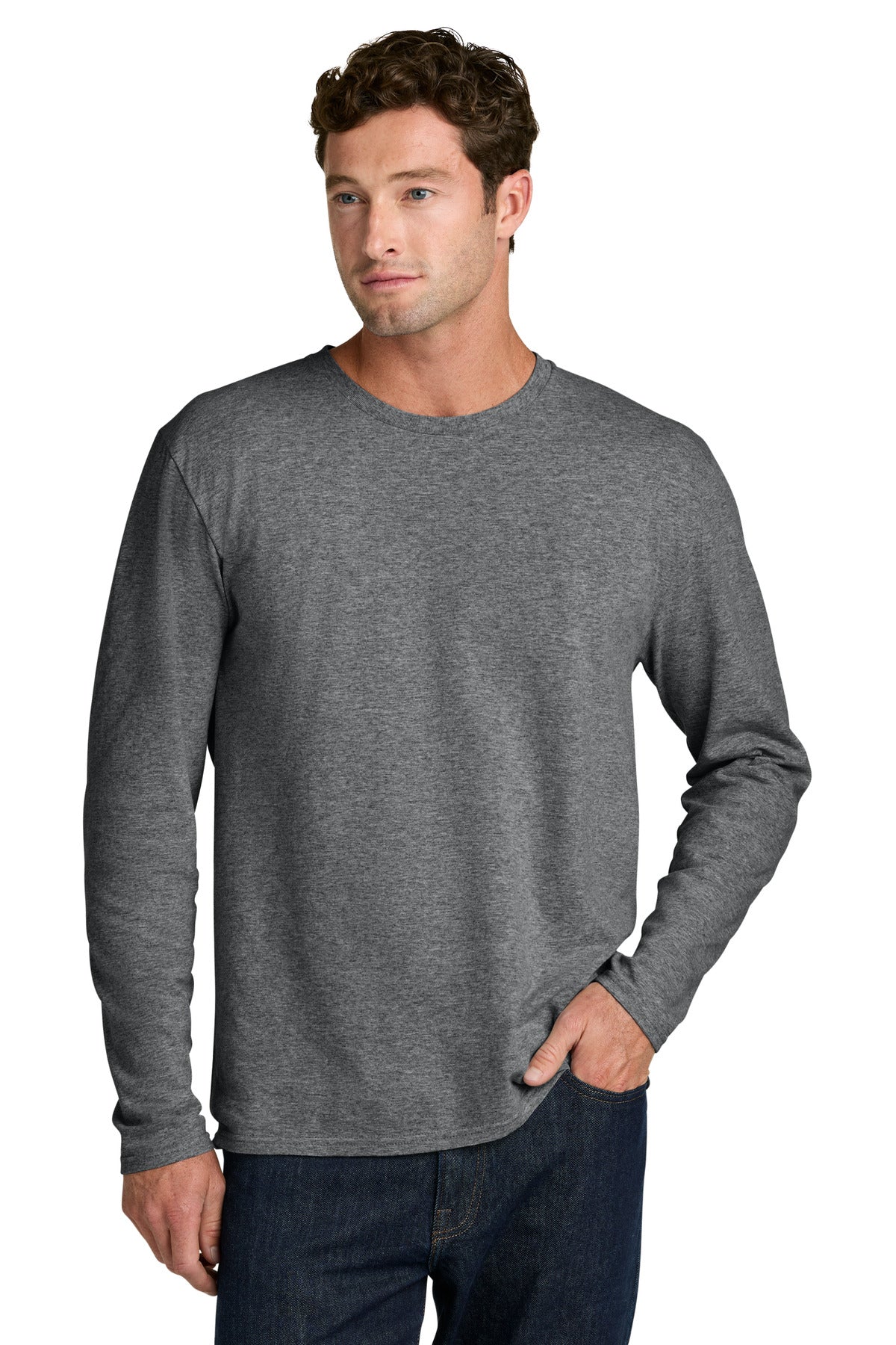 Port & Co™ Easy Cotton Long Sleeve Tee PC43LS