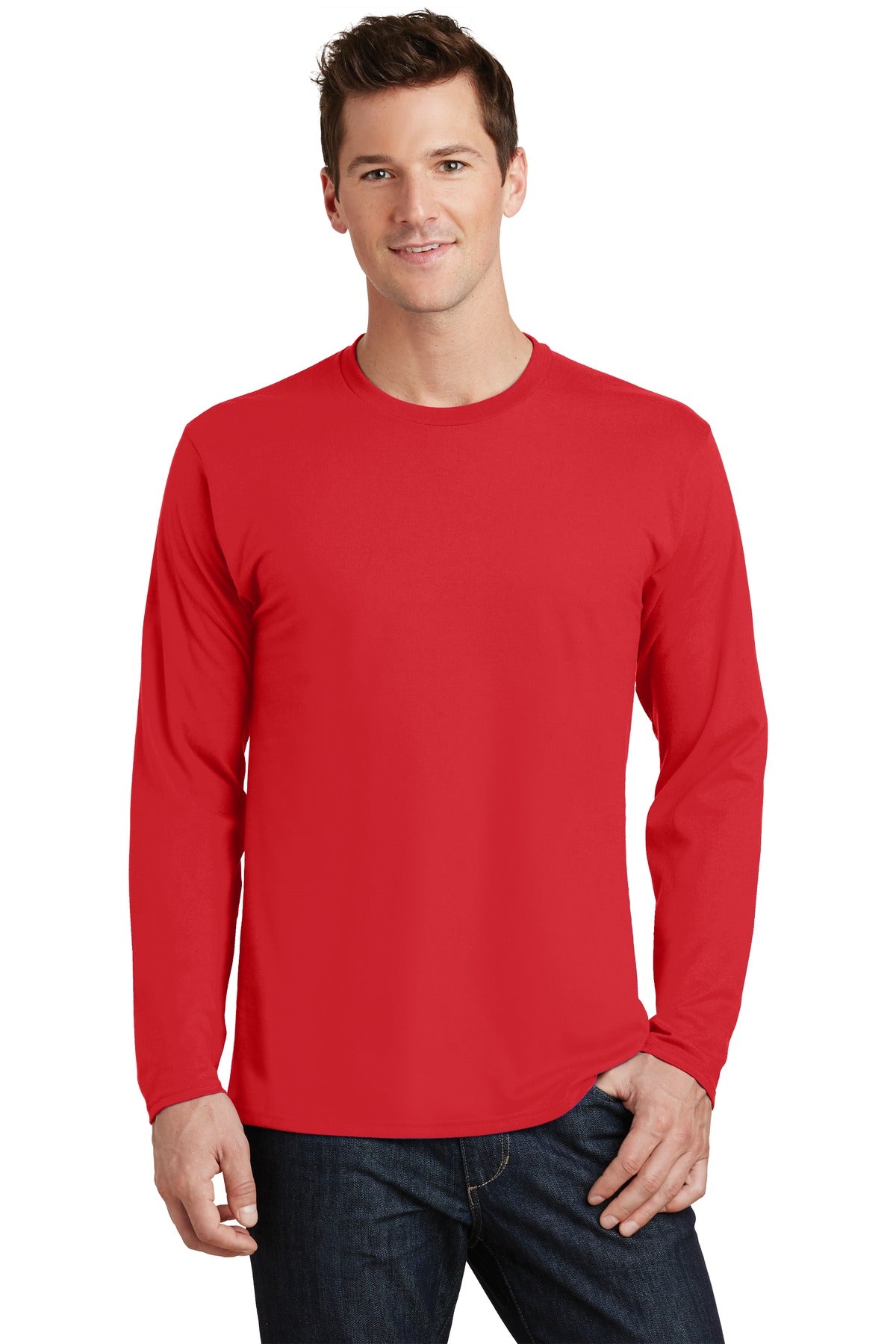 Port & Company® Long Sleeve Fan Favorite Tee. PC450LS