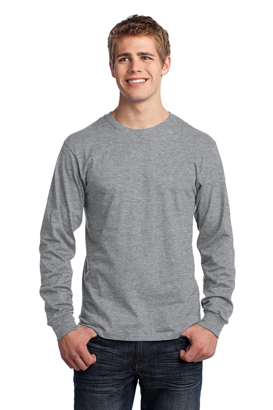 Port & Company® - Long Sleeve Core Cotton Tee. PC54LS