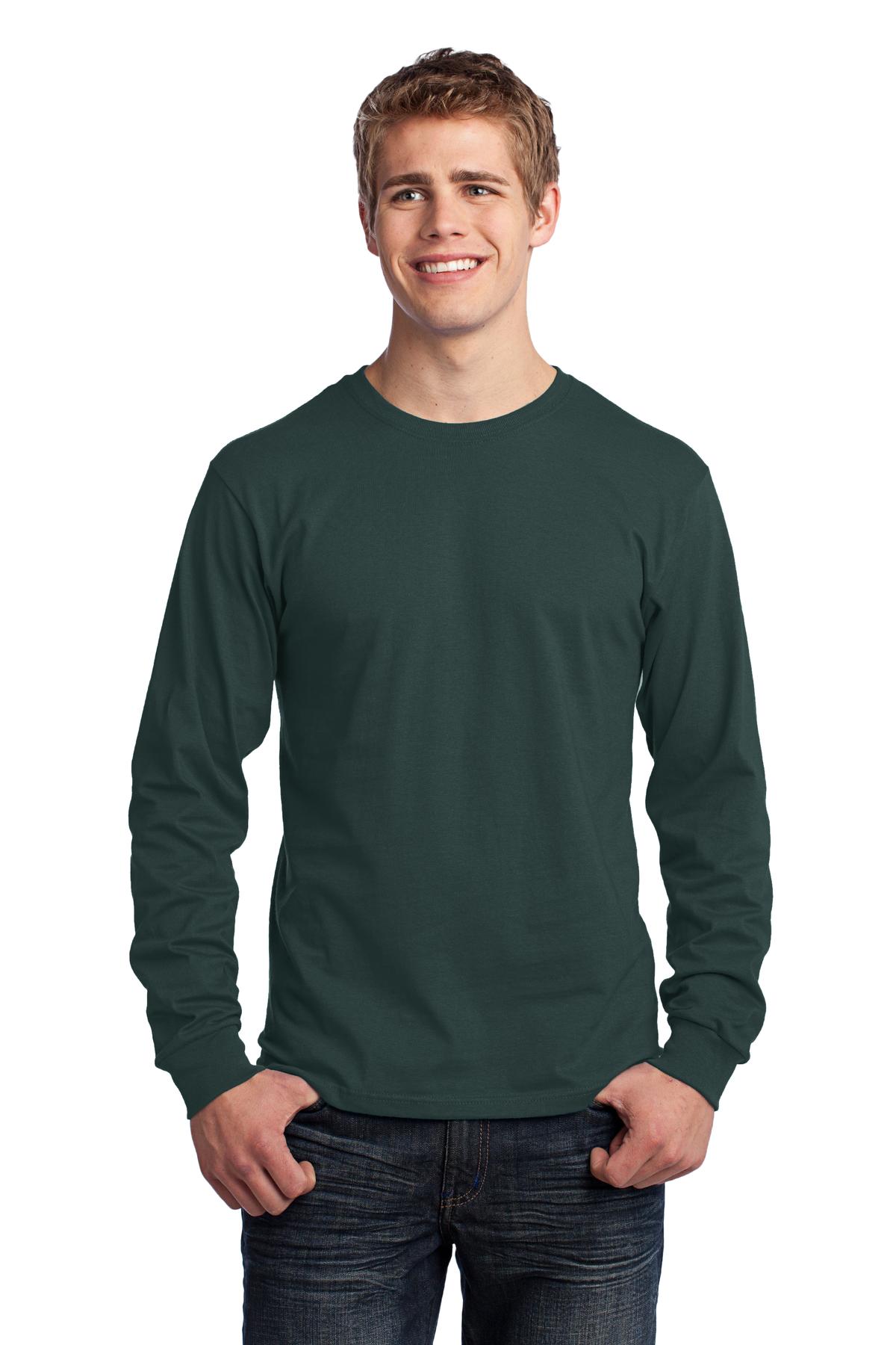 Port & Company® - Long Sleeve Core Cotton Tee. PC54LS