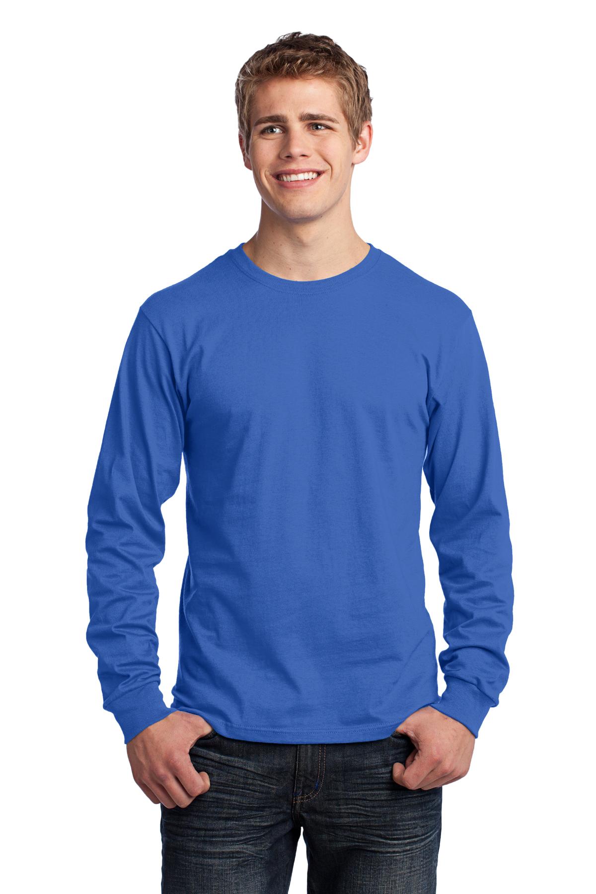 Port & Company® - Long Sleeve Core Cotton Tee. PC54LS