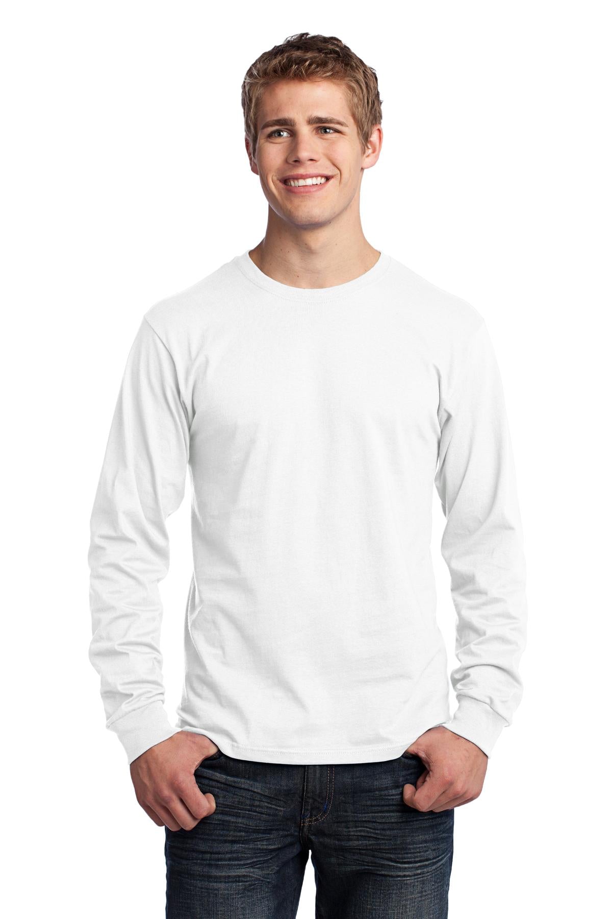 Port & Company® - Long Sleeve Core Cotton Tee. PC54LS