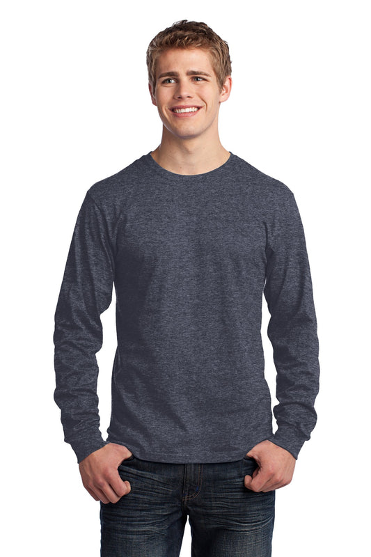 Port & Company® - Long Sleeve Core Cotton Tee. PC54LS