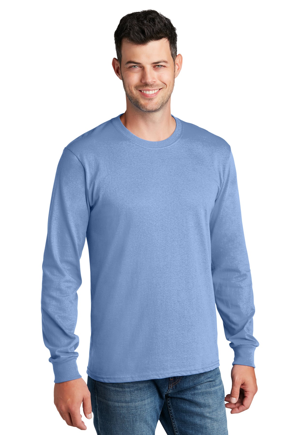 Port & Company® - Long Sleeve Core Cotton Tee. PC54LS