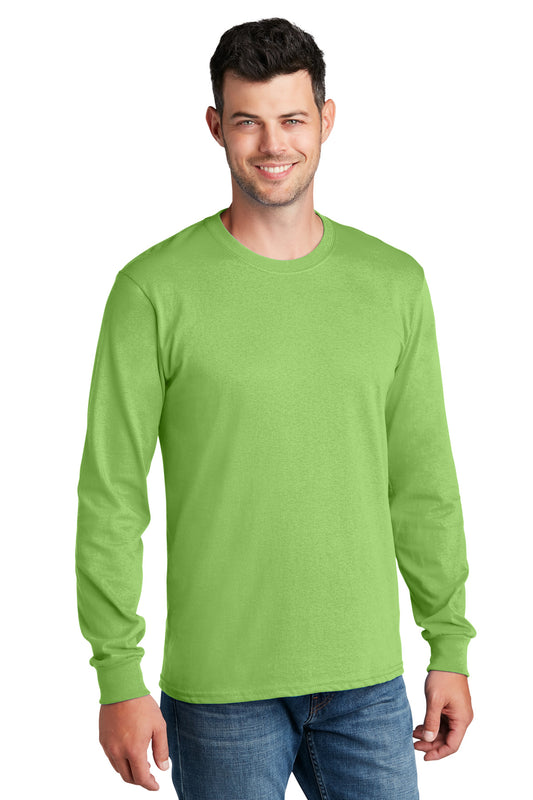 Port & Company® - Long Sleeve Core Cotton Tee. PC54LS