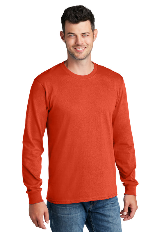 Port & Company® - Long Sleeve Core Cotton Tee. PC54LS