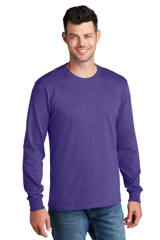 Port & Company® - Long Sleeve Core Cotton Tee. PC54LS