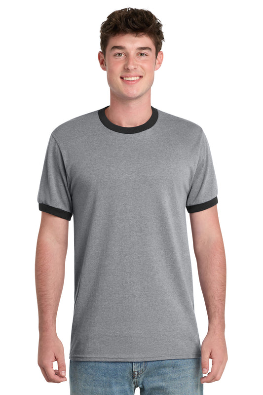 Port & Co™ Core Cotton Ringer Tee.  PC54R