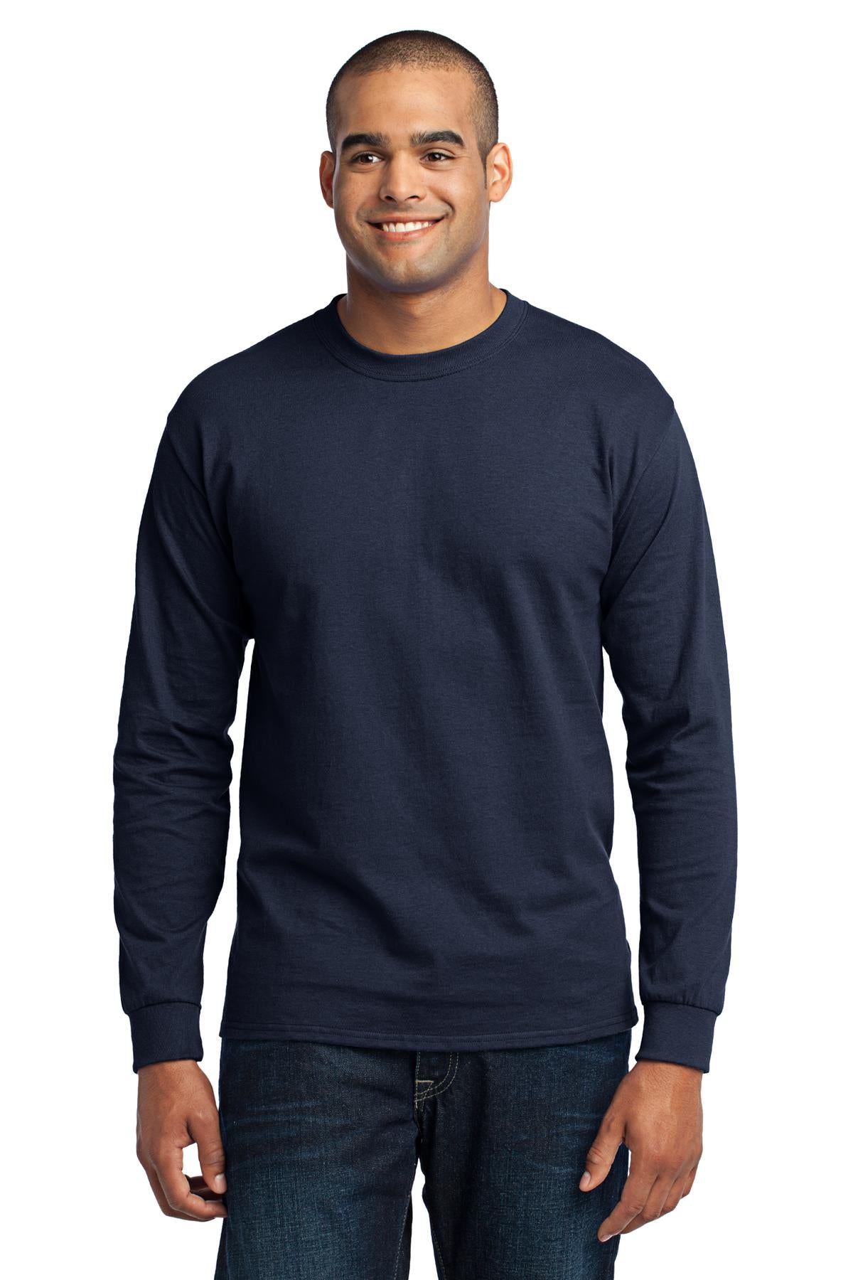 Port & Company® - Long Sleeve Core Blend Tee. PC55LS