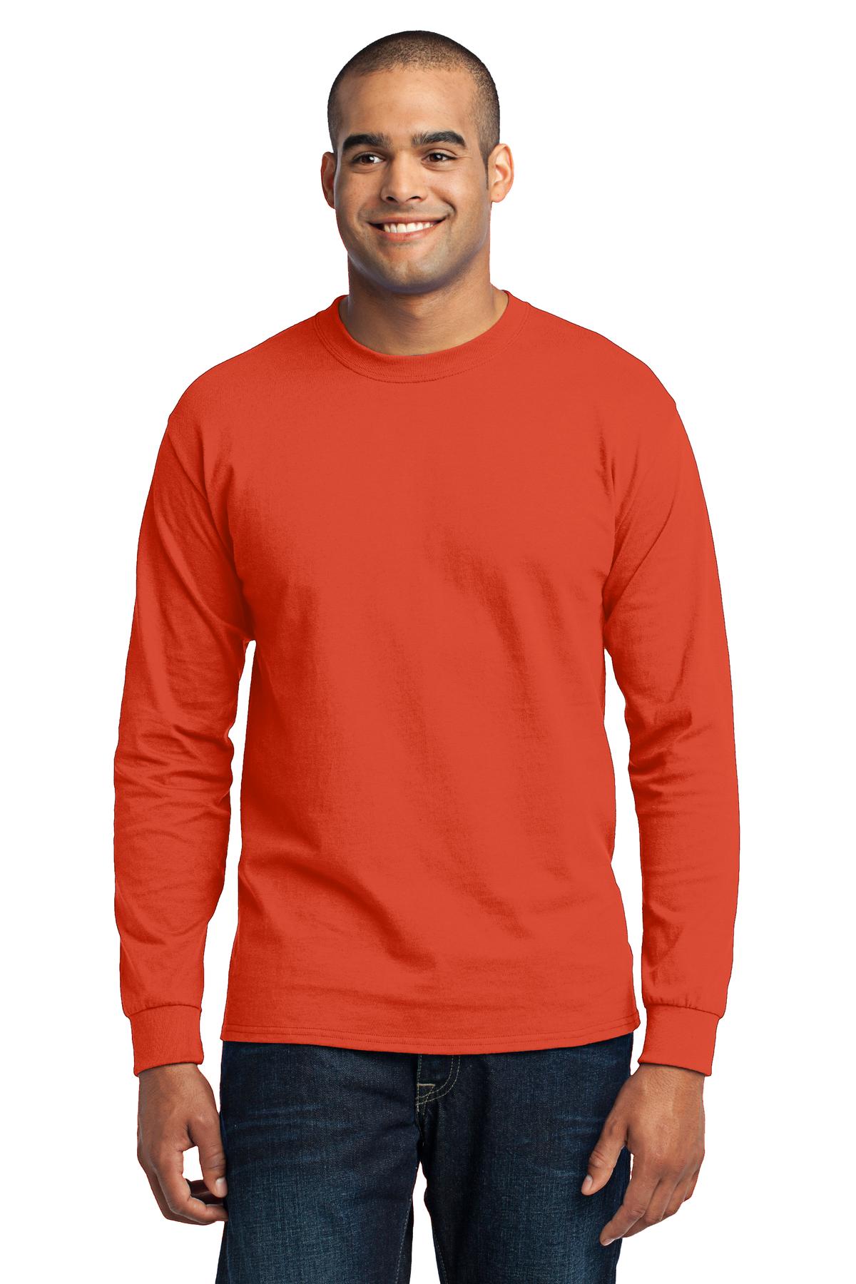 Port & Company® - Long Sleeve Core Blend Tee. PC55LS