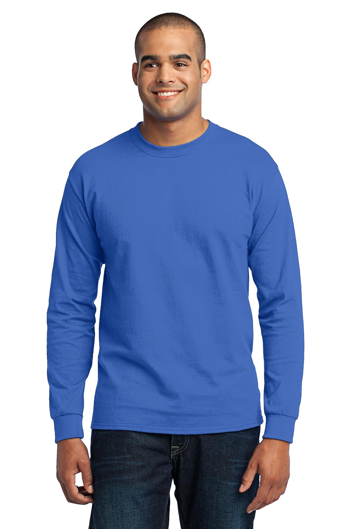 Port & Company® - Long Sleeve Core Blend Tee. PC55LS