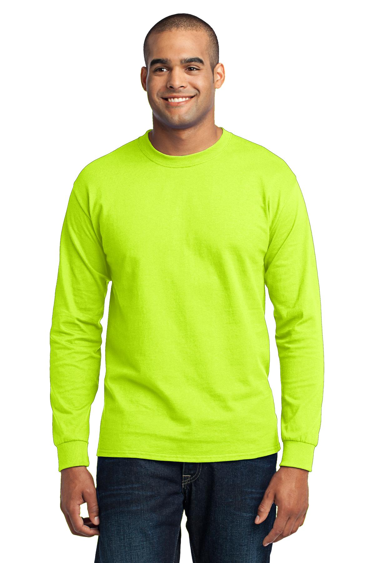 Port & Company® - Long Sleeve Core Blend Tee. PC55LS