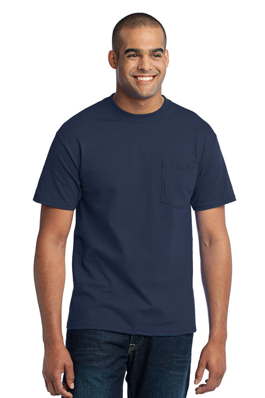 Port & Company® - Core Blend Pocket Tee. PC55P