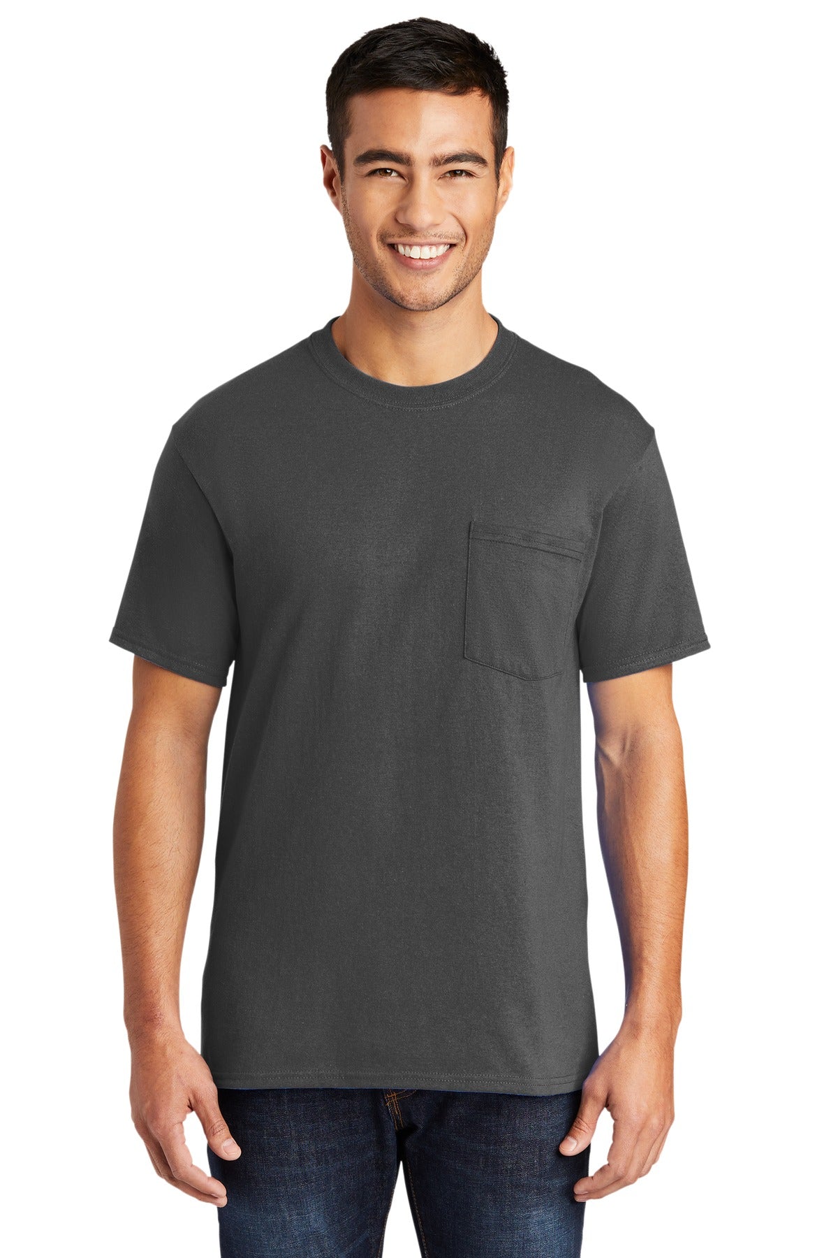 Port & Company® - Core Blend Pocket Tee. PC55P