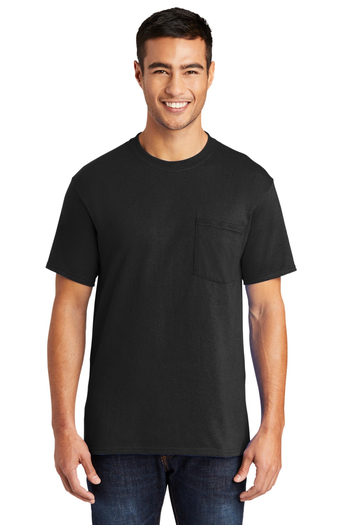 Port & Company® - Core Blend Pocket Tee. PC55P