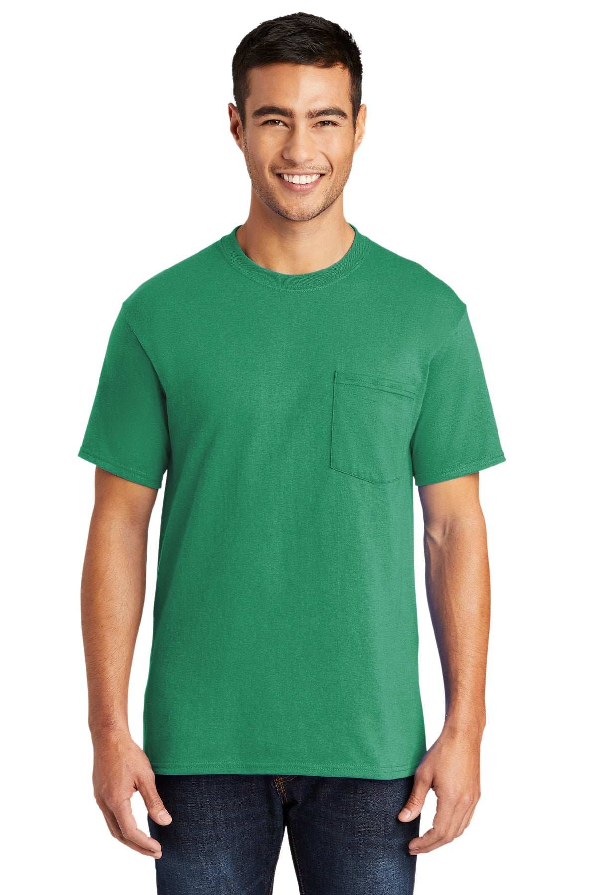 Port & Company® - Core Blend Pocket Tee. PC55P