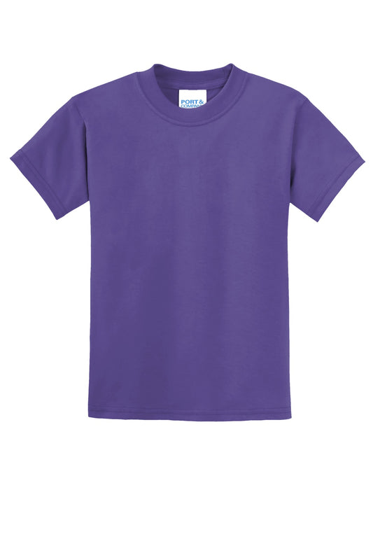 Port & Company® - Youth Core Blend Tee.  PC55Y