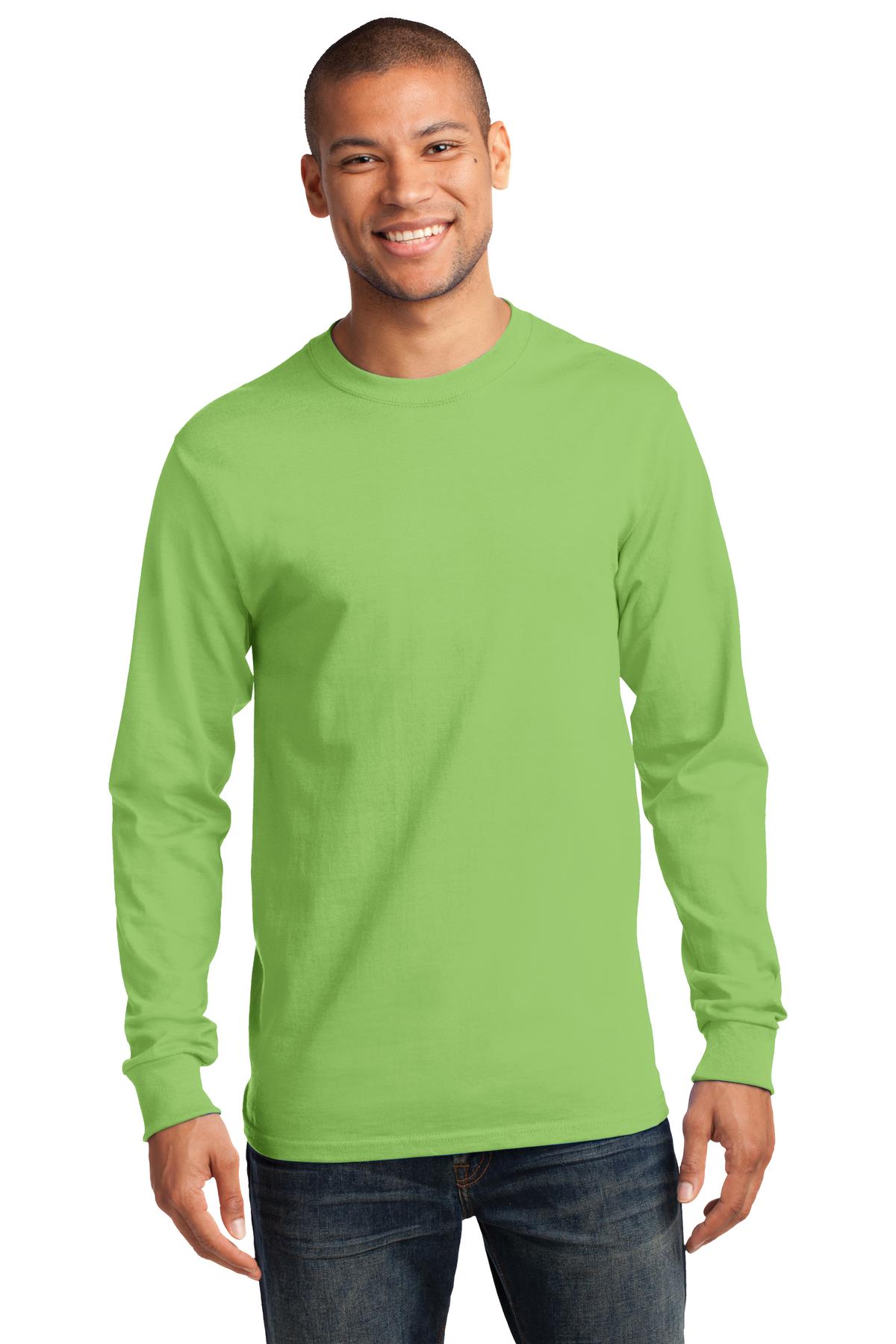 Port & Company® - Tall Long Sleeve Essential Tee. PC61LST