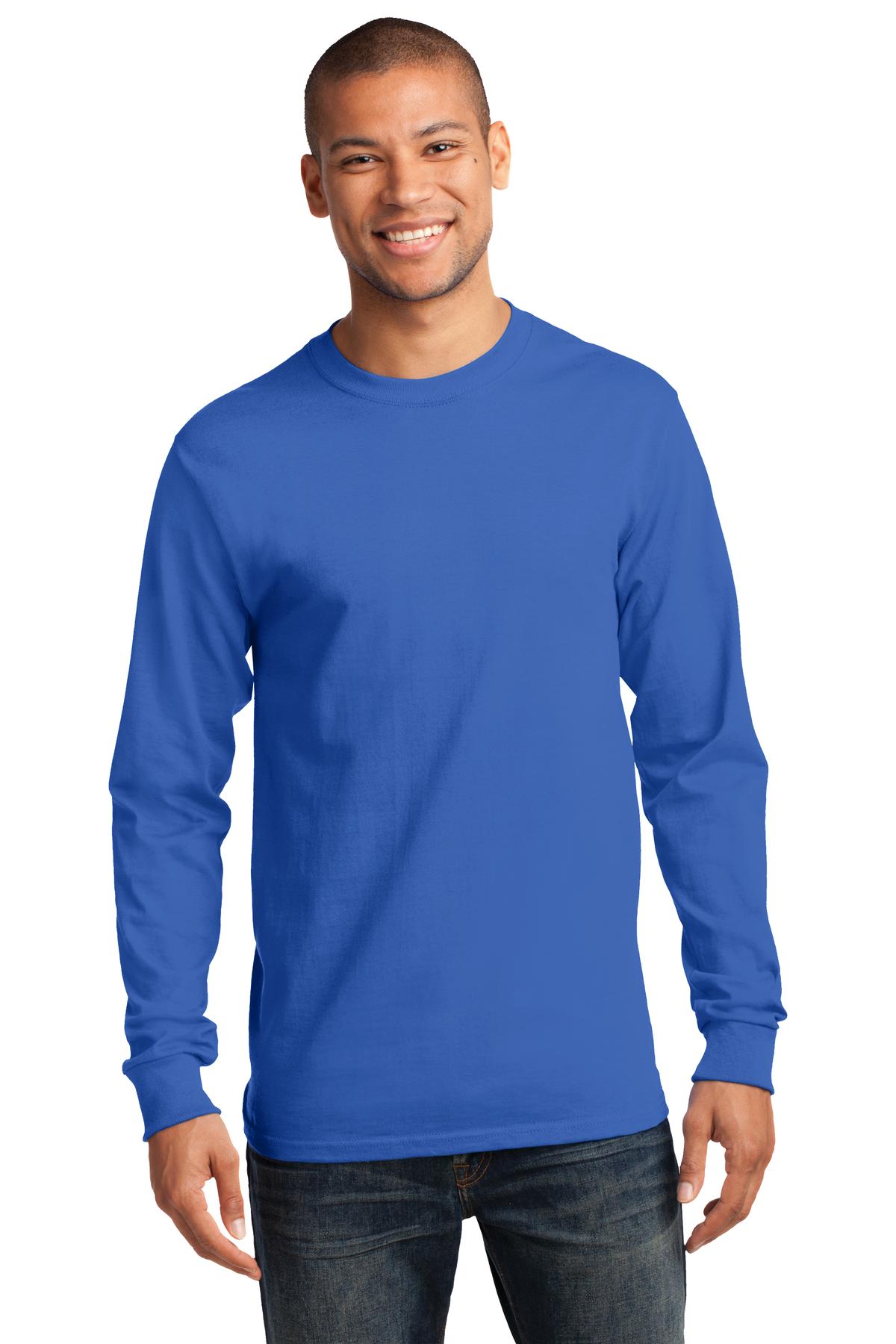 Port & Company® - Tall Long Sleeve Essential Tee. PC61LST