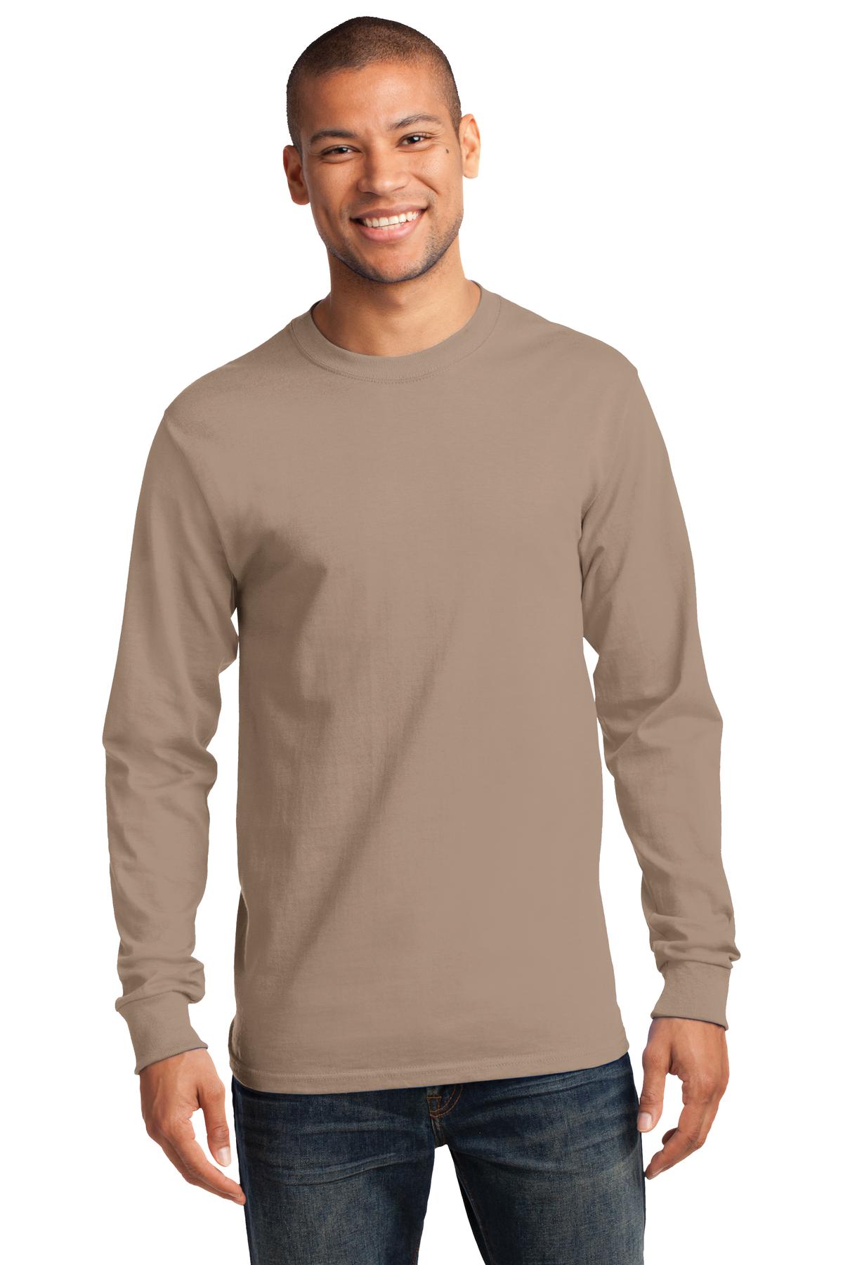 Port & Company® - Tall Long Sleeve Essential Tee. PC61LST