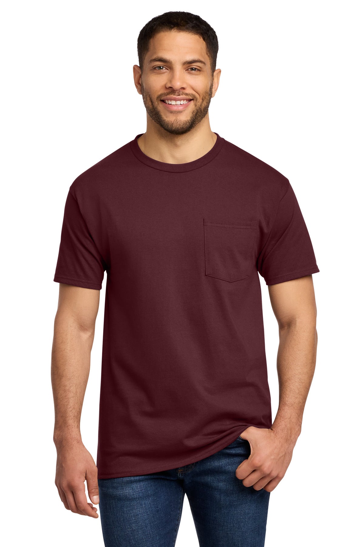 Port & Co™ Tall Essential Pocket Tee. PC61PT