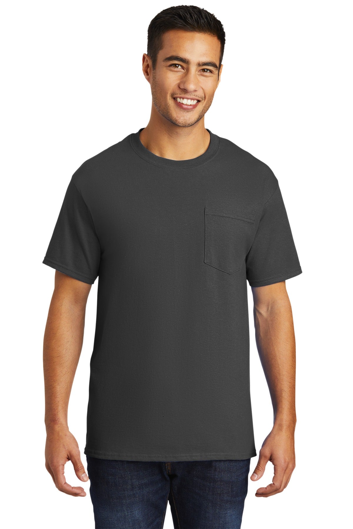 Port & Company® - Tall Essential Pocket Tee. PC61PT