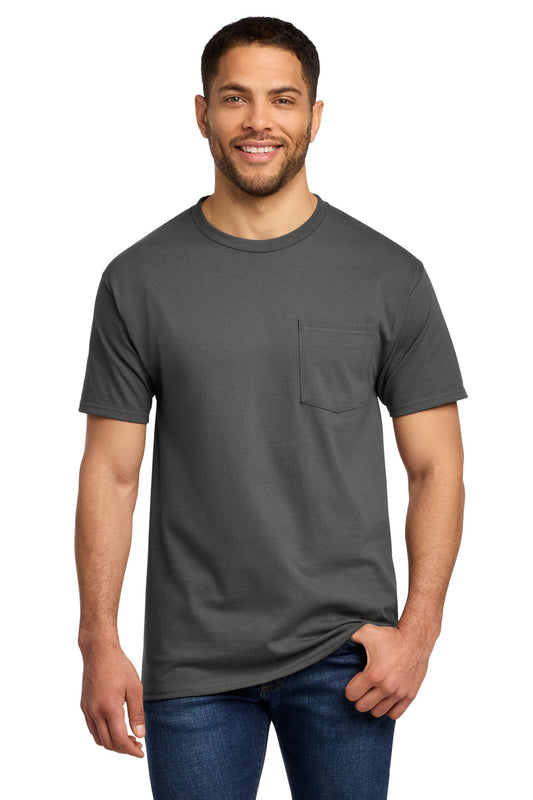 Port & Co™ Essential Pocket Tee. PC61P