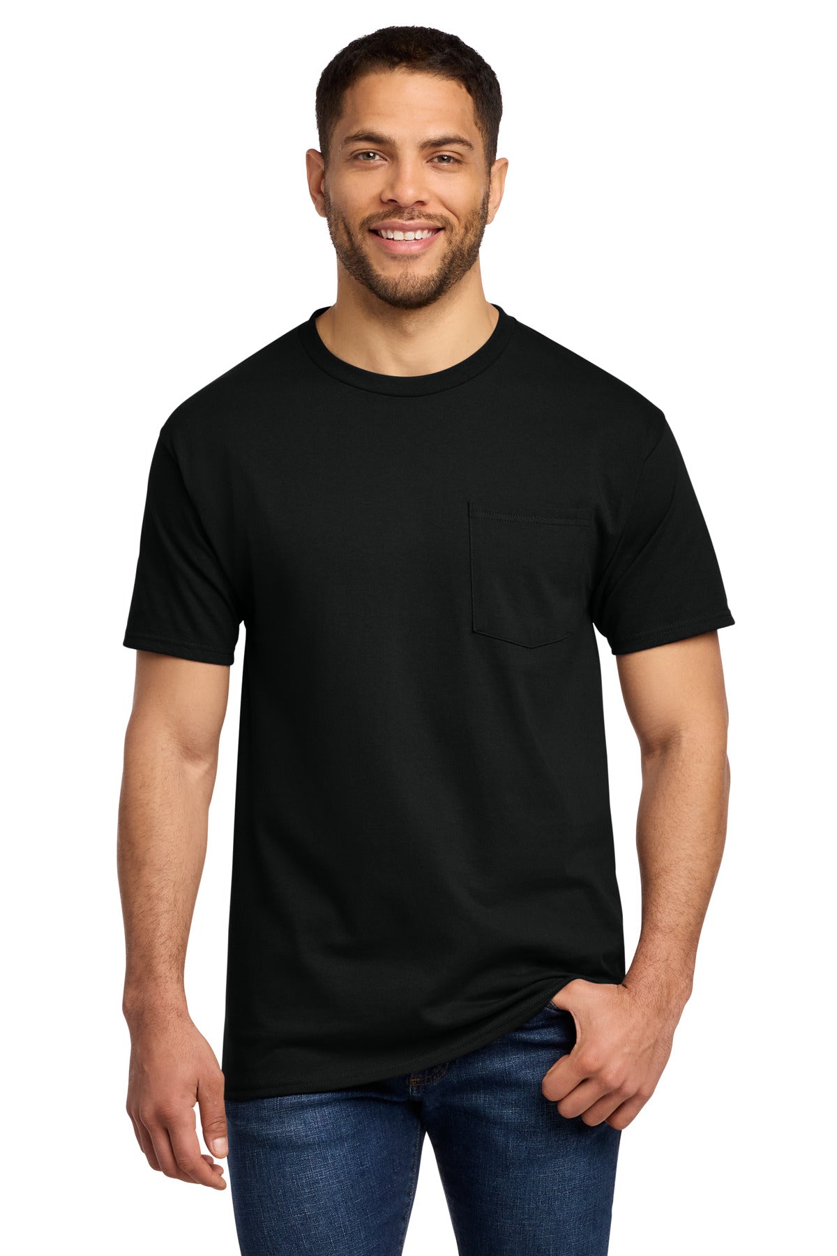 Port & Co™ Essential Pocket Tee. PC61P
