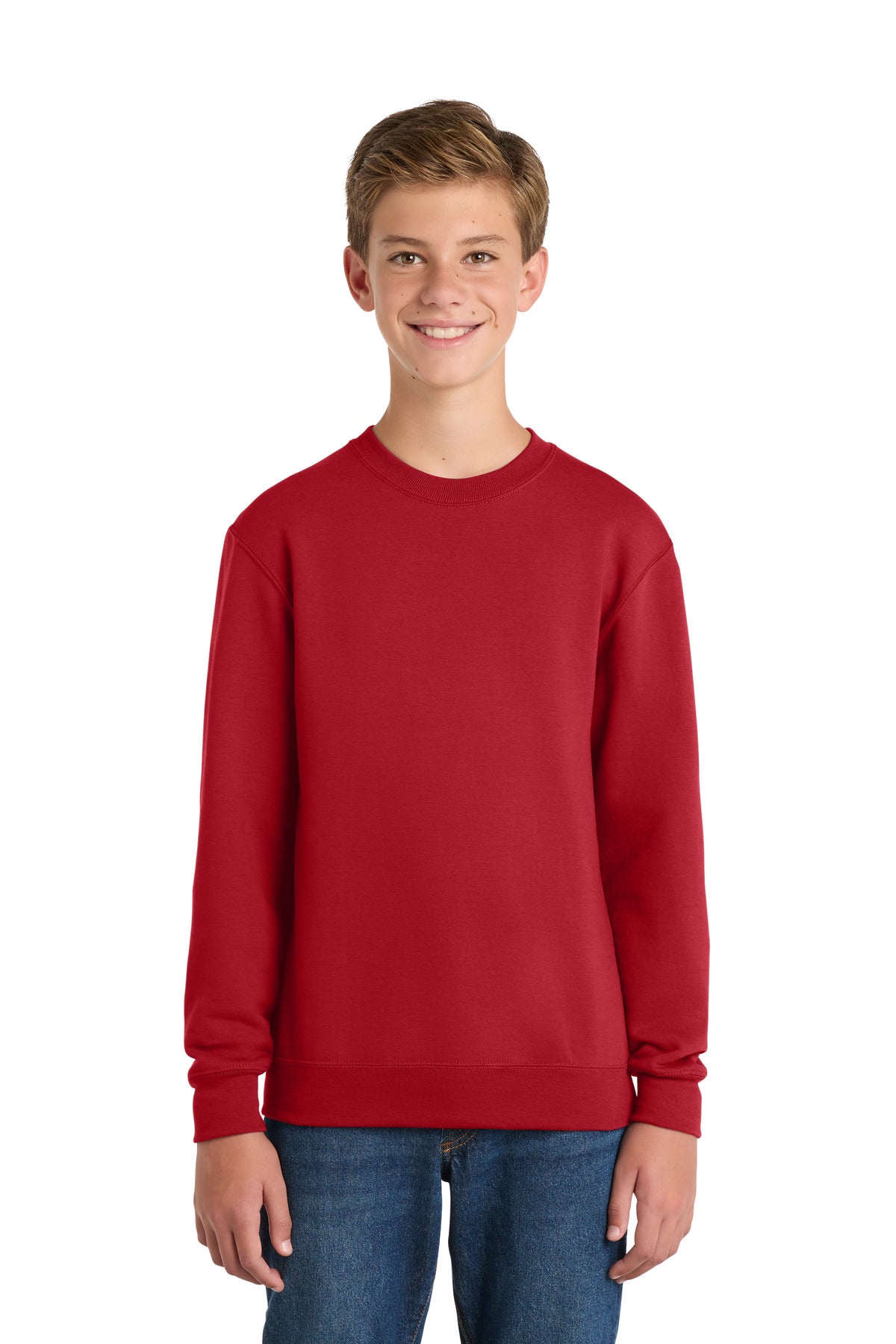 Port & Co™ Youth Core Fleece Crewneck Sweatshirt PC78Y