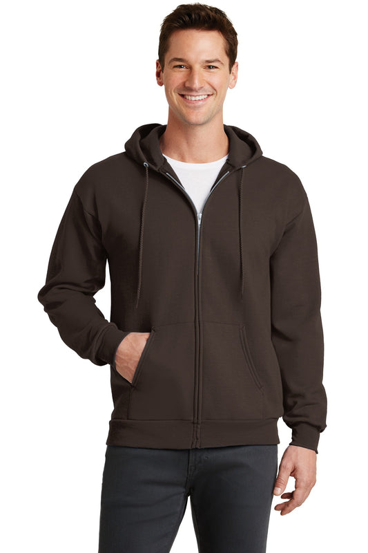 Port & Company® - Core Fleece Full-Zip Hooded Sweatshirt. PC78ZH