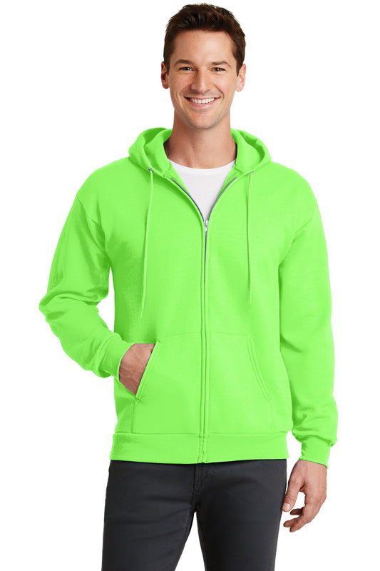 Port & Company® - Core Fleece Full-Zip Hooded Sweatshirt. PC78ZH