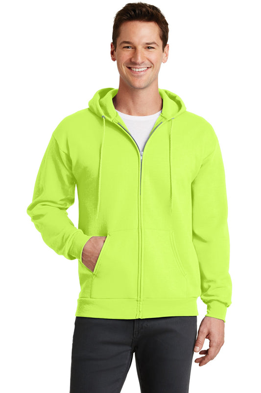 Port & Company® - Core Fleece Full-Zip Hooded Sweatshirt. PC78ZH