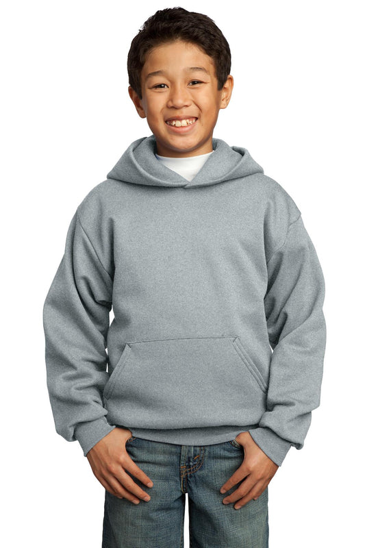 Port & Company® - Youth Core Fleece Pullover Hooded Sweatshirt.  PC90YH