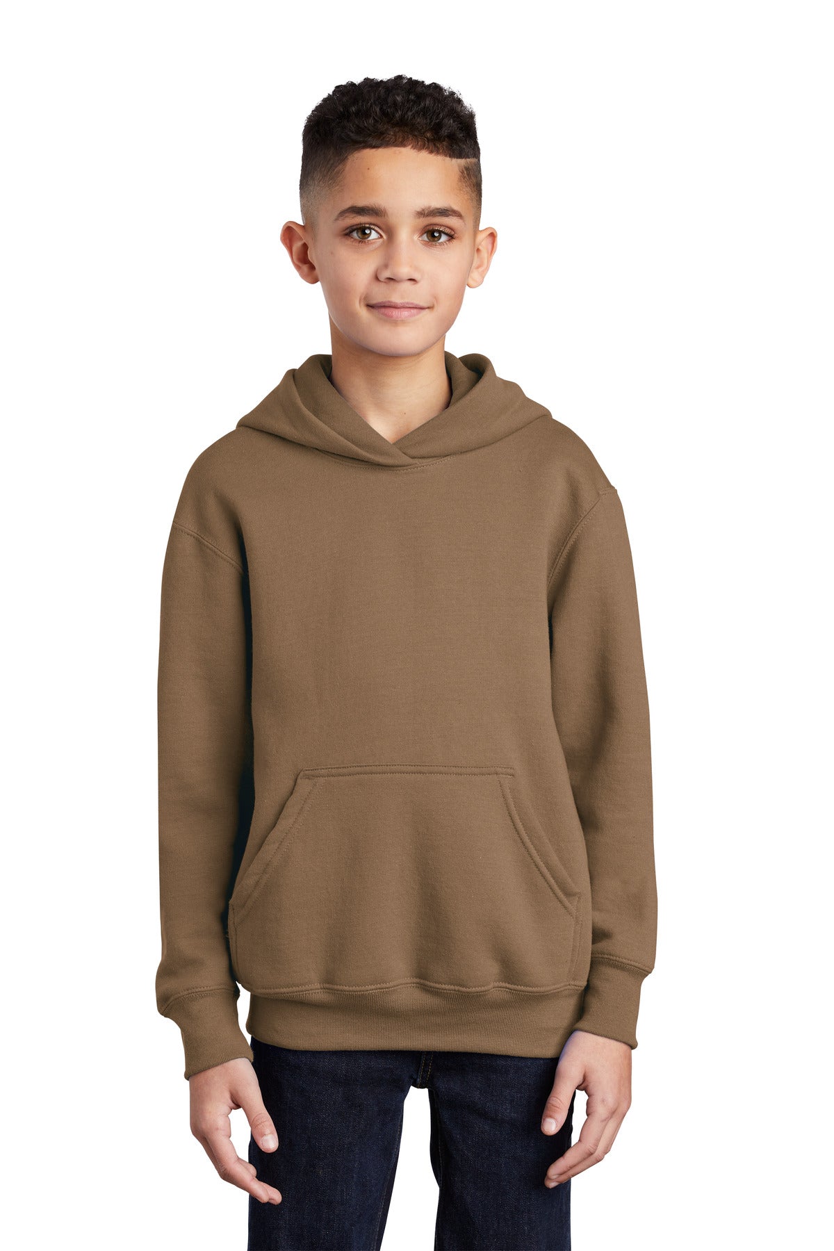 Port & Company® - Youth Core Fleece Pullover Hooded Sweatshirt.  PC90YH