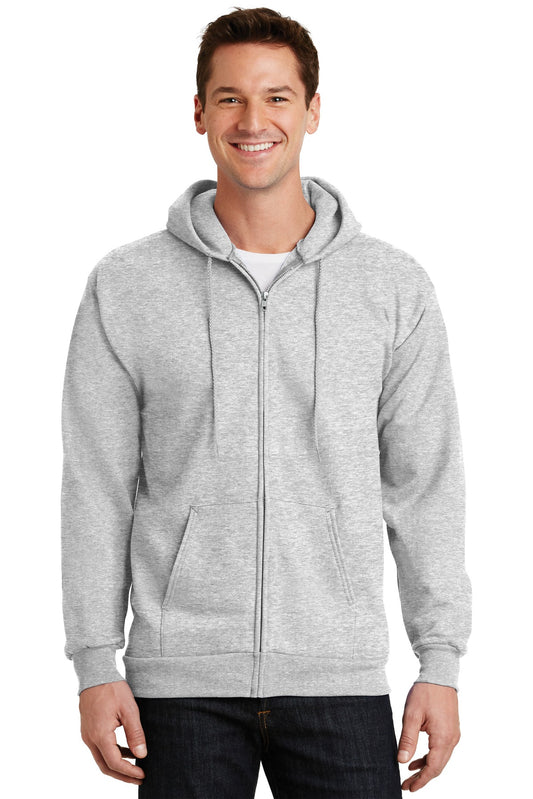 Port & Company® -  Essential Fleece Full-Zip Hooded Sweatshirt.  PC90ZH