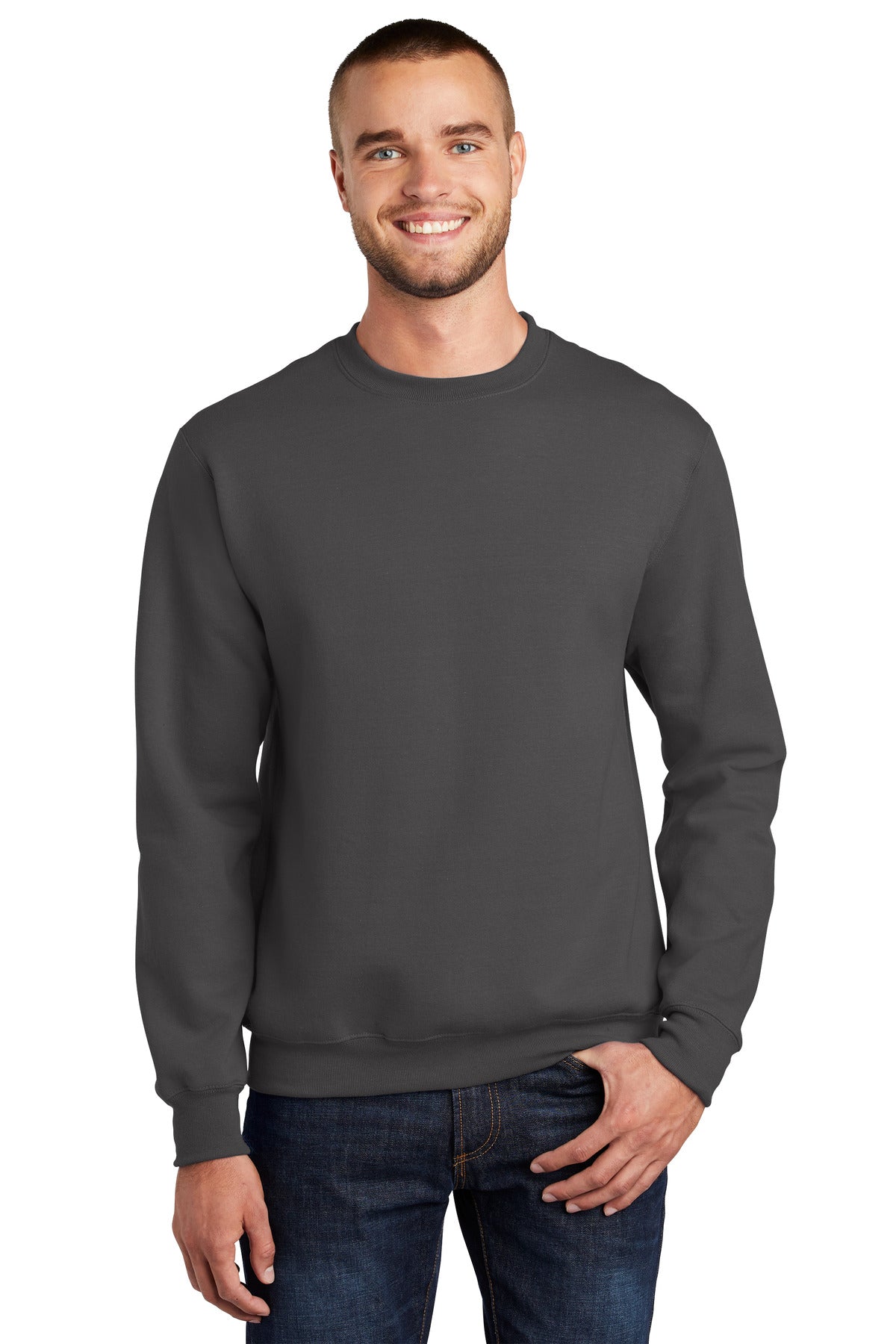 Port & Company® - Essential Fleece Crewneck Sweatshirt.  PC90