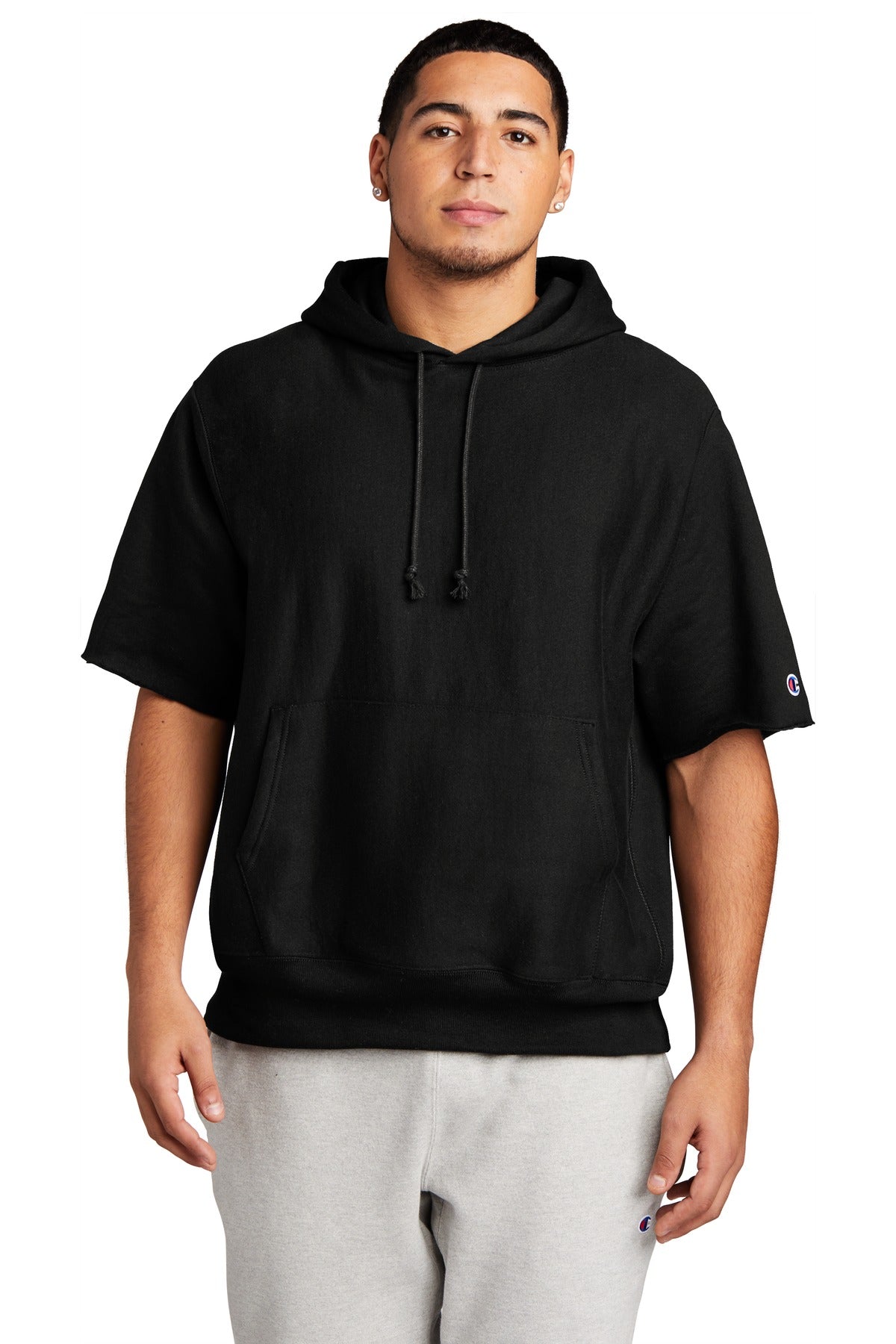 Champion ®  Reverse Weave ®  Short Sleeve Hooded Sweatshirt S101SS