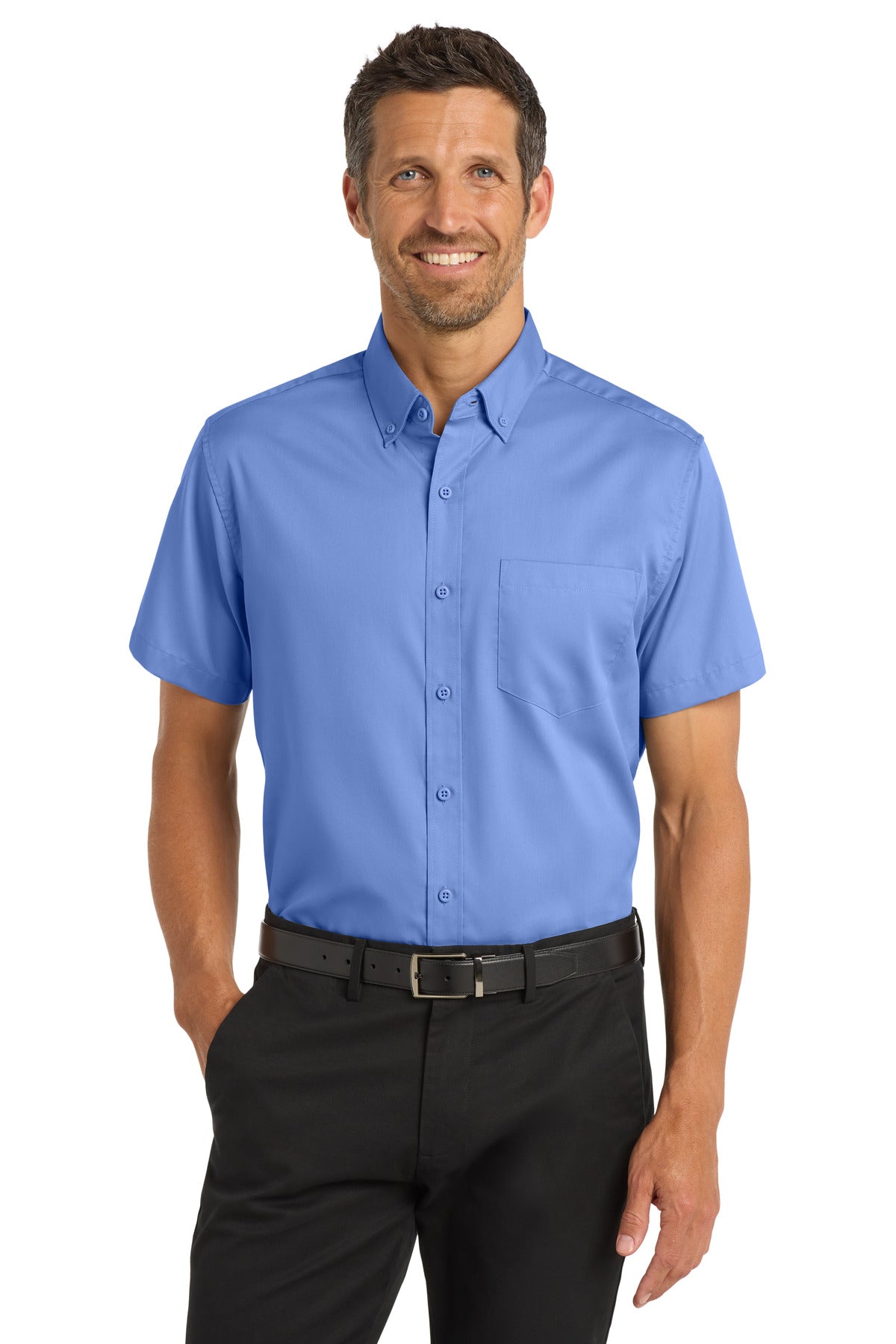 Port Authority® Short Sleeve SuperPro™ Twill Shirt. S664