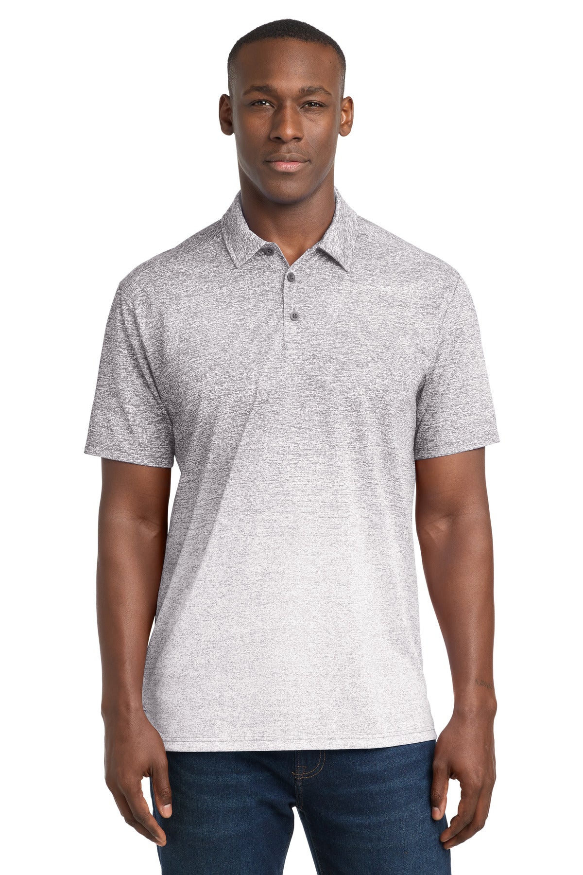 Sport-Tek ® Ombre Heather Polo. ST671